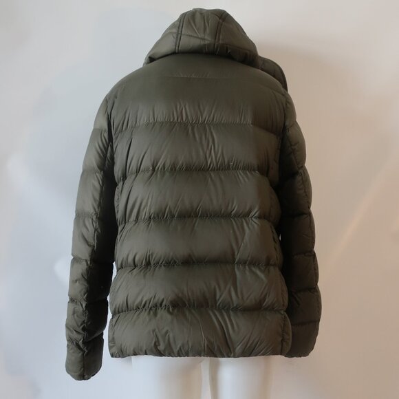 Womens Tommy Hilfiger Green Hooded Down Packable Jacket L - Picture 5 of 9
